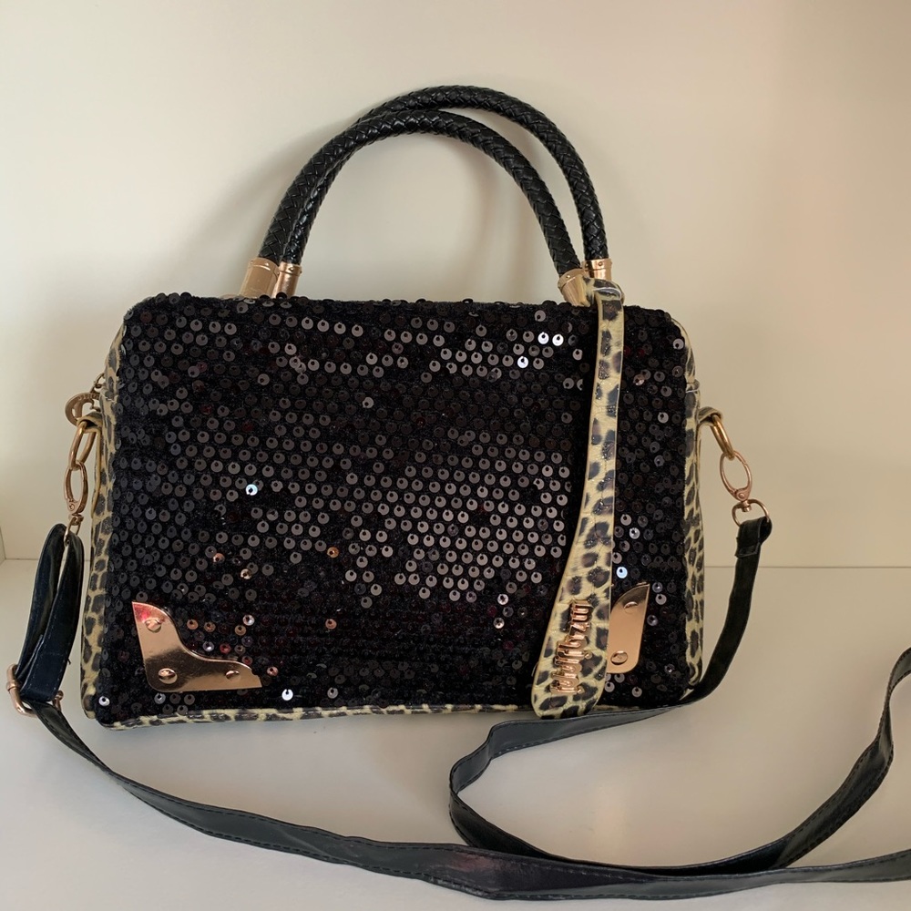 NWOT glitter sequin purse